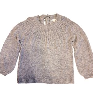 LC Lauren Conrad Bow Back Knit Gray Sweater - XXL